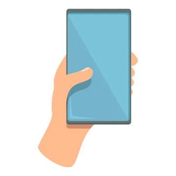 Take smartphone icon cartoon vector. Phone screen Stock Illustration