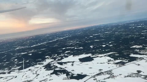 Take off time lapse in snow Stock Footage 237239163
