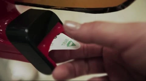 Take A Turn, take a number, Q-matic, Clear-Q, Take a ticket. Detail Stock Footage 47017492