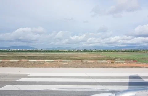 Take off view Mallorca Stock Photos