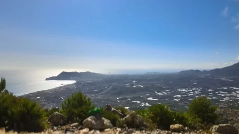 Take off with a view of the sea Stock Footage 239768169