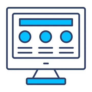 Take your hands on this amazing hand drawn icon of data visualization Stock Illustration