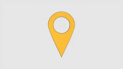 Take Your Projects  to Extraordinary with 3D Location Sign Animation Stock Footage 244413098