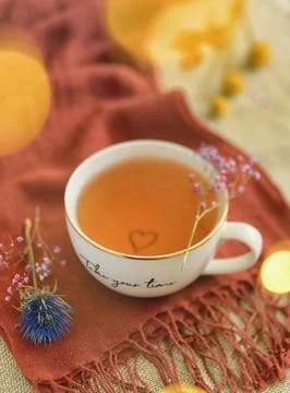 Take your time for a tea Stock Photos