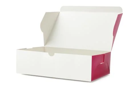 Takeaway cake box Stock Photos