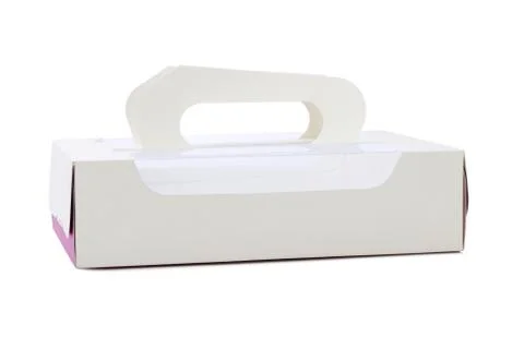 Takeaway cake box Stock Photos