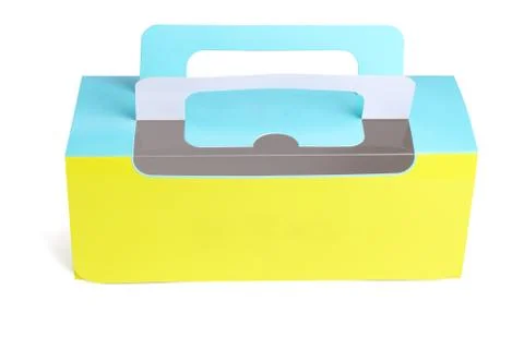 Takeaway Cake Box Stock Photos