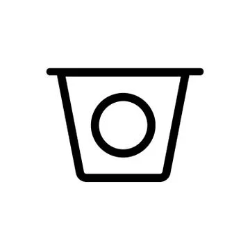 Takeaway icon vector. Isolated contour symbol illustration Ilustração Stock