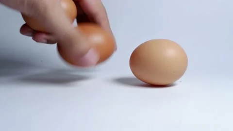 Taken chicken egg Video stock 230972510