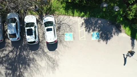 Takeoff from handicap spot Stock Footage 218406487