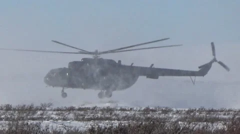Takeoff of mi-8 helicopter Vidéo 68579851