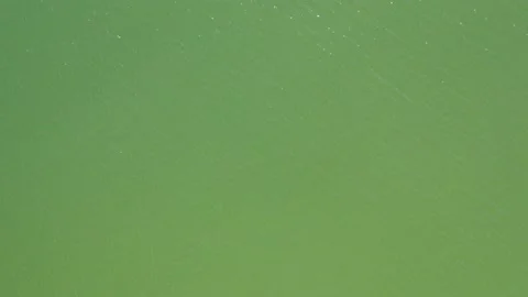 Takeoff over receding water surface Stock Footage 160125246