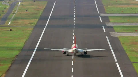 Takeoff plane Video stock 22492636