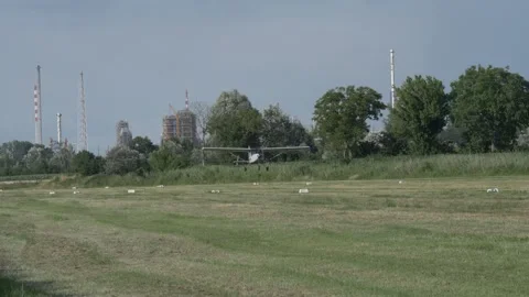 Takeoff of plane Stock Footage 133226160