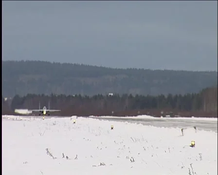 Takeoff Su-27 Stock Footage 981216