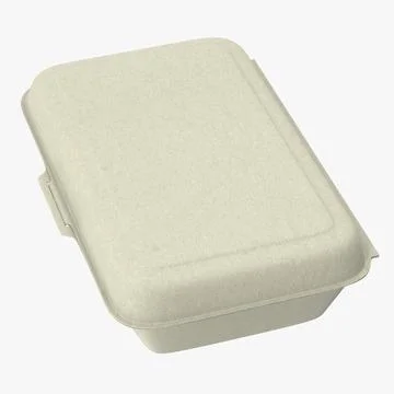 Disposable - Food Styrofoam Container 3D model