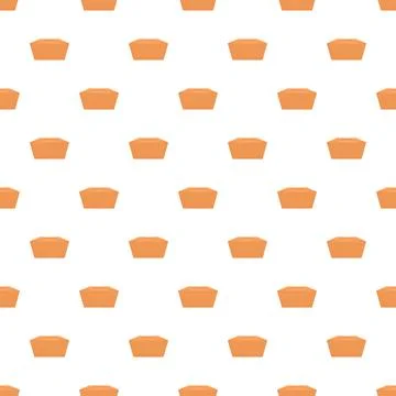 Takeout food box seamless pattern design Stockillustratie