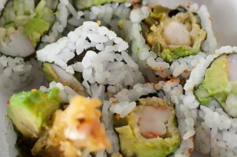 Takeout Sushi Stock Photos