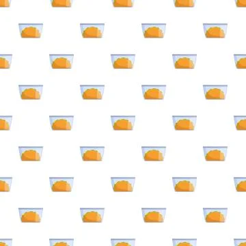 Takeout taco container pattern illustrating food delivery concept 스톡 일러스트