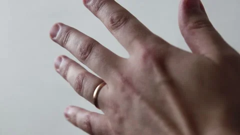 Takes Off The Ring Stock Footage 134289511