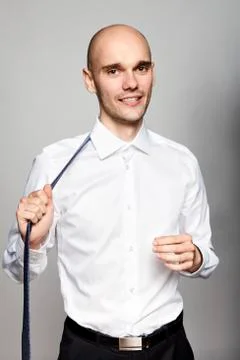 Takes off a Tie Foto stock