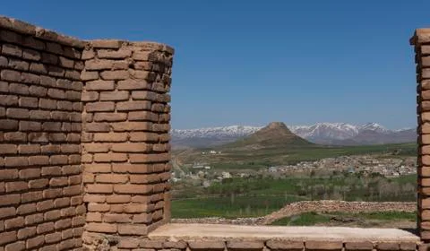 Takht-e Soleyman Iran Volcano Stock Photos