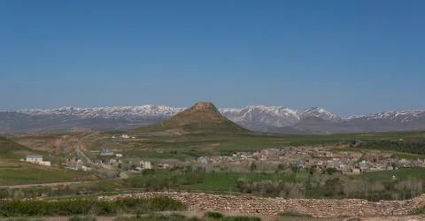 Takht-e Soleyman Volcano Iran Stock Photos