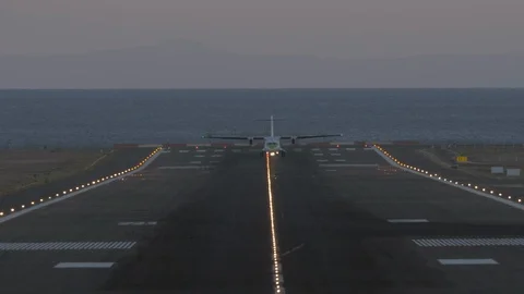 Taking off is always scenic Stock Footage 115087041