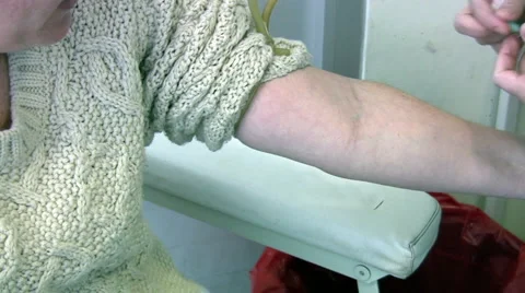 Taking Blood 스톡 동영상 1806859