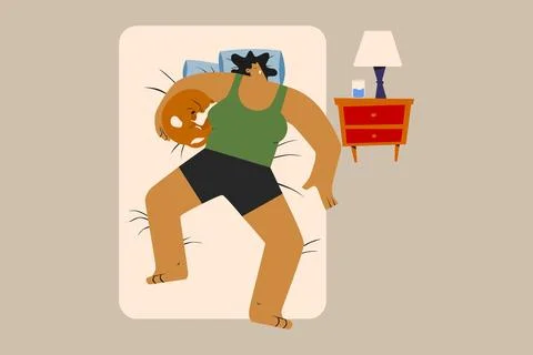 Taking a Break Illustration 스톡 일러스트