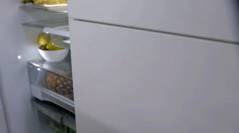 Taking cheese out of refrigerator Stock Footage 37167164