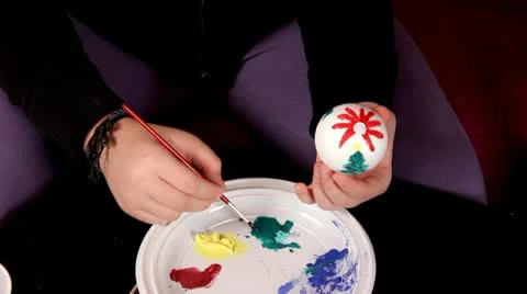 Taking color blue Video stock 21152398