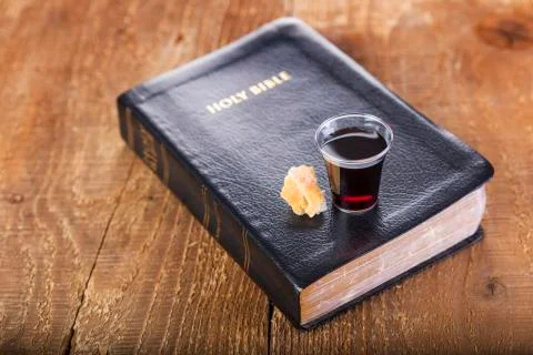 Taking Communion Stock Photos