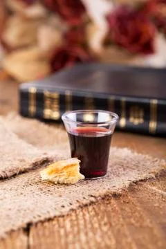 Taking Communion Stock Photos