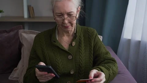 Taking control of finances digitally Stock Footage 305774405