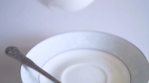 Taking a cup of black tea 스톡 동영상 141384605