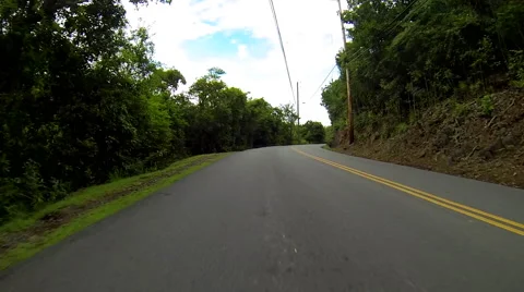 Taking a drive outside of the city Stock Footage 41450587