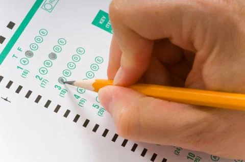Taking an exam Stock Photos