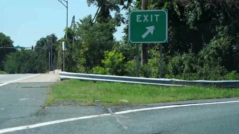 Taking an exit 스톡 동영상 207878201