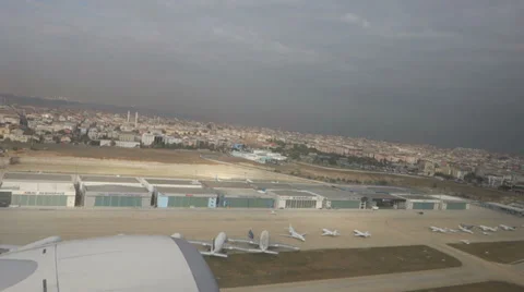 Taking off from Istanbul Turkey (Editorial) Video stock 32592848