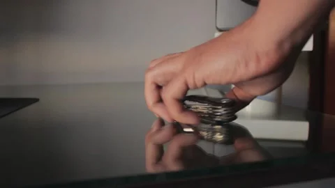 Taking keys Stock Footage 130423452