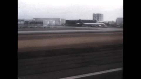 Taking Off From LAX 1972 Stock Footage 270974699