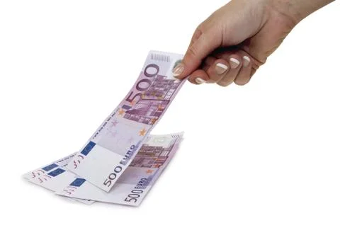 Taking money Stock Photos