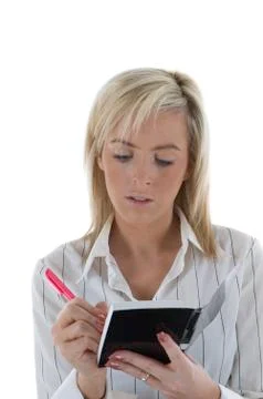 Taking Notes 1 Stock Photos