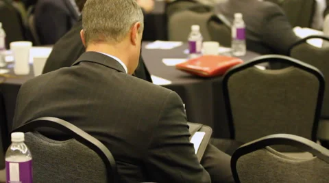 Taking notes with a computer (1 of 2) 動画素材 33828614