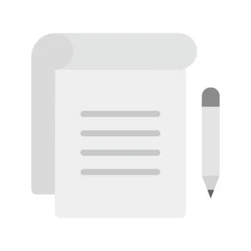 Taking Notes icon vector image. Stock Illustration