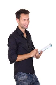 Taking notes Stock Photos