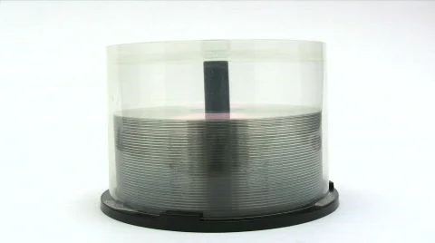 Taking Out a CD Stock Footage 128604