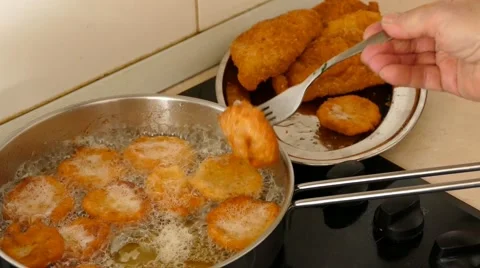 Taking Out Chicken McNuggets Stock Footage 48479051
