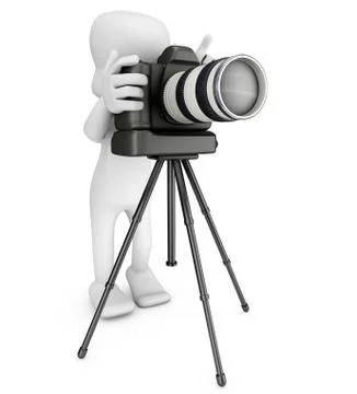 Taking a photo Stock Illustration